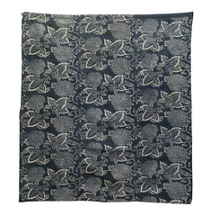 A Katazome Dyed Furoshiki: Kiri and Kiku