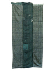 A Three Panel Cotton Mosquito Netting Section: Patched
