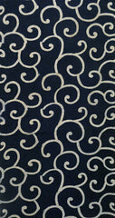 A Length of Boldly Pattered Katazome Cloth: Karakusa