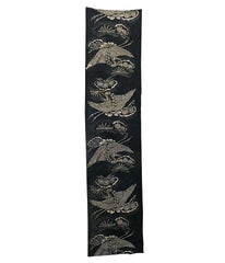 A Length of Large Scale Katazome Cranes: Stylized
