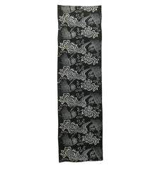 A Length of Katazome Dyed Cotton: Tortoises, Cranes and Peonies