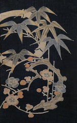 A Length of Tsutsugaki Dyed Cotton: Complex and Delicate Roundels