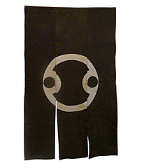 A Three Panel Noren: Beautifully Graphic Mon or Crest