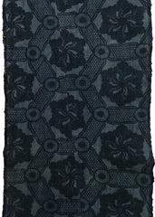 A Length of Twice Dyed Hand Spun Katazome Cotton: Diagonal Piecing