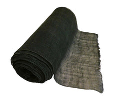 19 yards or 17.4 meters of Hemp Mosquito Netting: Hand Plied Warp and Weft Yarns