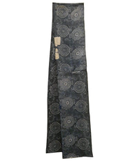 A Very Long Piece of Katazome Dyed Cotton: End Bolt and Patches