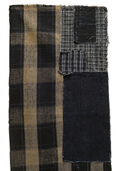 A Length of Patched Plaid Cotton: Layers