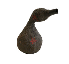 A Gourd Shaped Flask: Lacquered Woven Paper