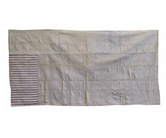 A Pieced Cotton Mat: Two Distinct Sides