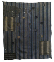 A Large Boro Futon Cover: Wonderful Distribution of Patches