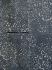 A Generous Length of Pieced, Patched Faded Katazome: Extra Wide