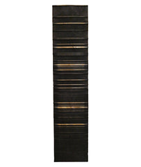 A Carved Board for Clamping Kasuri Yarns: Resist Dyeing