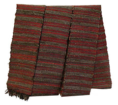 A Rustic Textured Obi: Thick Weft Yarns