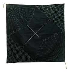 An Expertly Sashiko Stitched Furoshiki: Dense Areas of Pattern