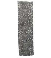 A Length of Grey Toned Katazome Cotton: Classic Pattern