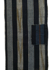 A Length of Striped and Kasuri Cotton: One Patch