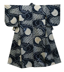 A Shibori Dyed Yukata: Arimatsu