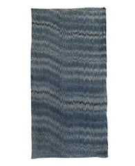 A Length of Blurred Zanshi ori Cotton: Leftover Kasuri Yarns