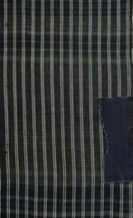 A Length of Zanshi ori Plaid Cotton: One Patch