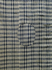 A Futon Cover of Zanshi ori Cotton: Leftover Yarns and Subtle Repairs