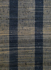 A Patched Length of Slubby Indigo Dyed Cotton Zanshi ori: Leftover Yarn Weaving