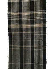 A Length of Highly Textured Slubby Zanshi ori: Leftover Yarn Weaving