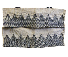 A Pair of Sashiko Stitched Akutogake: Rustic Heel Guards