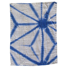 An Itajime Shibori Zokin: Asa No Ha