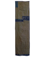 A Fabulous Boro Fragment: Oversized Katazome Floral Pattern