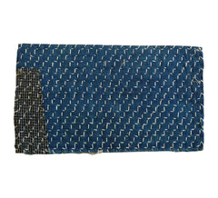 A Patched, Indigo Dyed Zokin: Sashiko Stitching