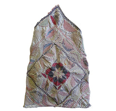 A Small Kantha Bag: Folk Embroidery from West Bengal