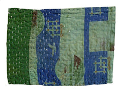 A Large Figured Zokin: Recycled Child's Kimono