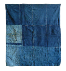 A Finished Boro Mat: Layers and Sashiko Stitches