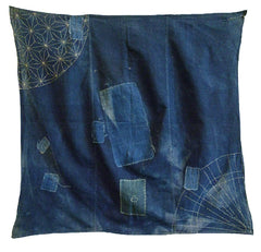 A Really Gorgeous Small Boro Furoshiki: Sashiko Stitching