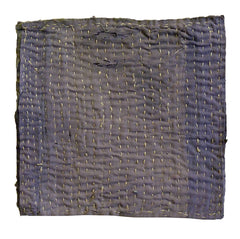 A Faded Purple Cotton Zokin: Hemp Stitching