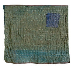 A Large Hemp Stitched Boro Zokin #1: Purple Patch