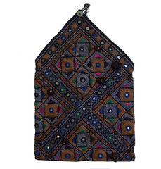 A Marvelously Decorated Rajasthani Bag: Couching and Mirrors