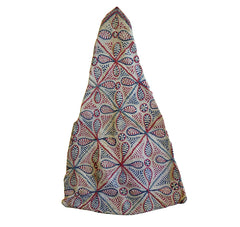 A Small Hand Embroidered Kantha Pouch: Indian Folk Craft