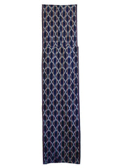 An Absolutely Beautiful Length of Cotton Kasuri: Benibana and Indigo