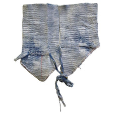 A Tattered Pair of Sashiko Stitched Hand Guards: Tekko