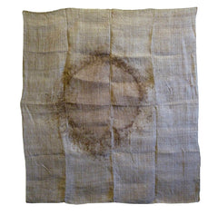 A Four Panel Hemp Cloth: Impression from Steaming