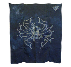 A Fabulous Tsutsugaki Hemp Furoshiki: Thickly Woven Wrapping Cloth from Tohoku