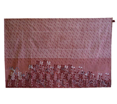 A People Tree Block Printed Cotton Sarong: Bounding Monkeys