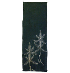 A Hand Spun Cotton Tsutsugaki Fragment: Young Pines