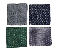 A Group of Four Small Zokin: Coaster Size