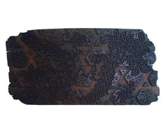 A Beautifully Carved Itajime Board: Two Burned Ends