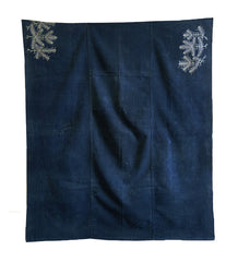 A Repaired Furoshiki: Recycled Tsutsugaki Dyed Cotton