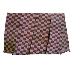 A Checkerboard Sakiori Obi: Green Passage