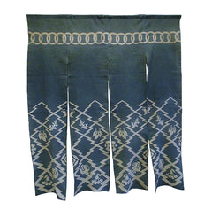 A Resist Dyed Noren: Lightweight Cotton and Complex Design