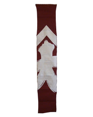 An Unused Noren Panel: Resisted Bengara Dye